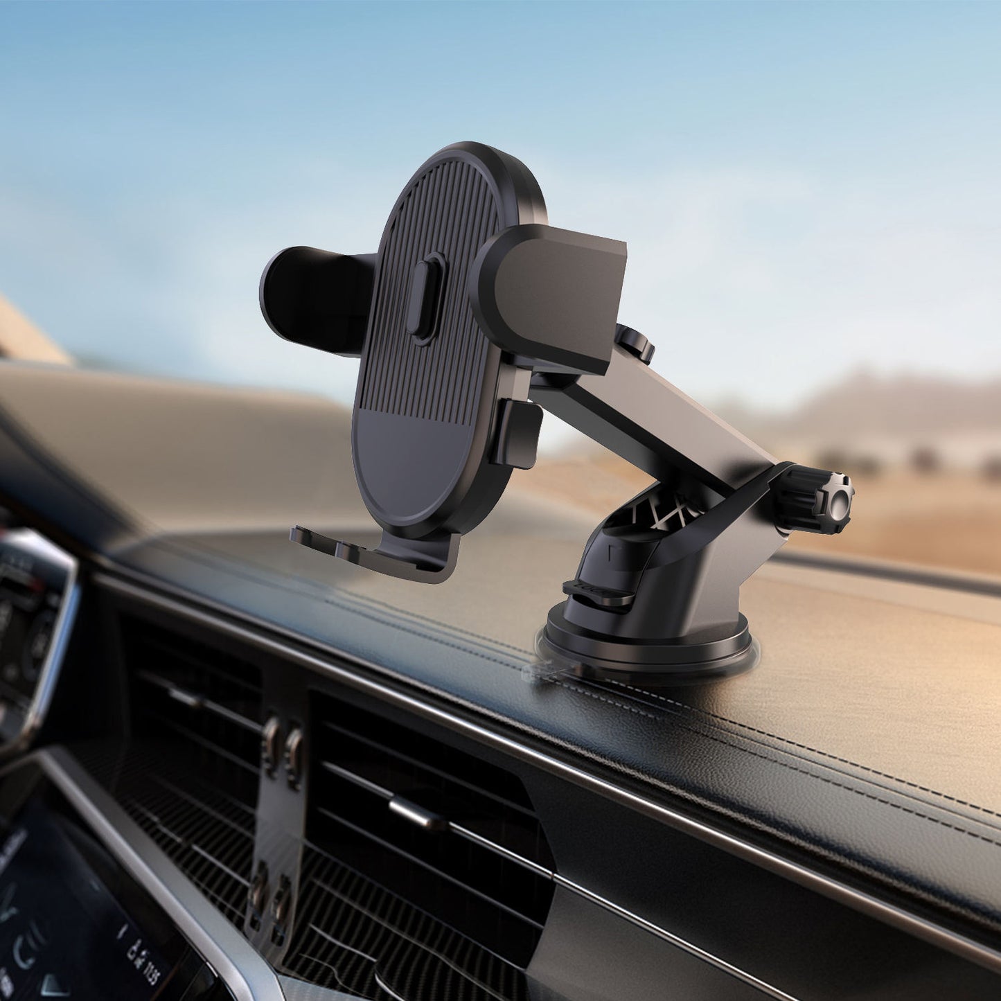 Upgrade 360 Rotatable Car Phone Holder Suction Cup Windshield Extension Navigation Bracket Flexible Air Vent Hook