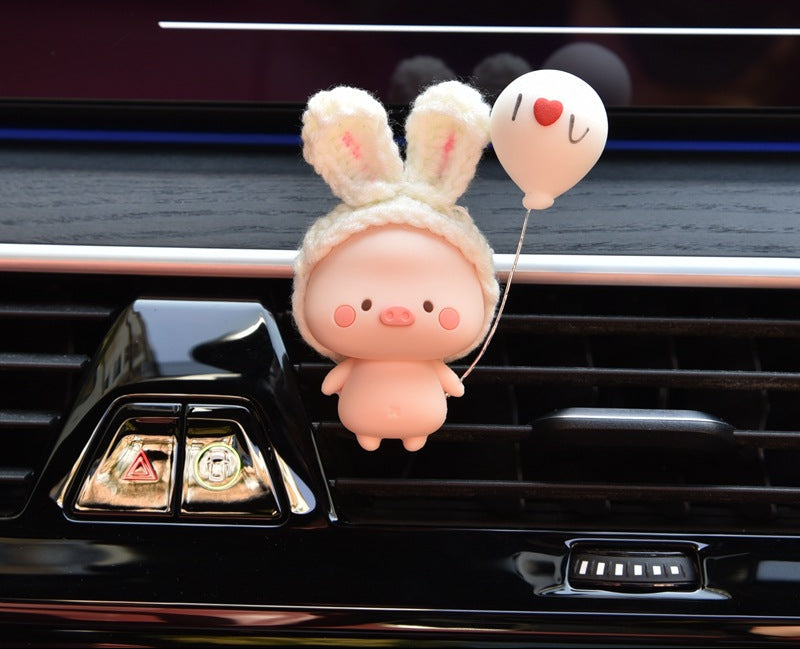 car interior ornament, cute little pig, popular online.