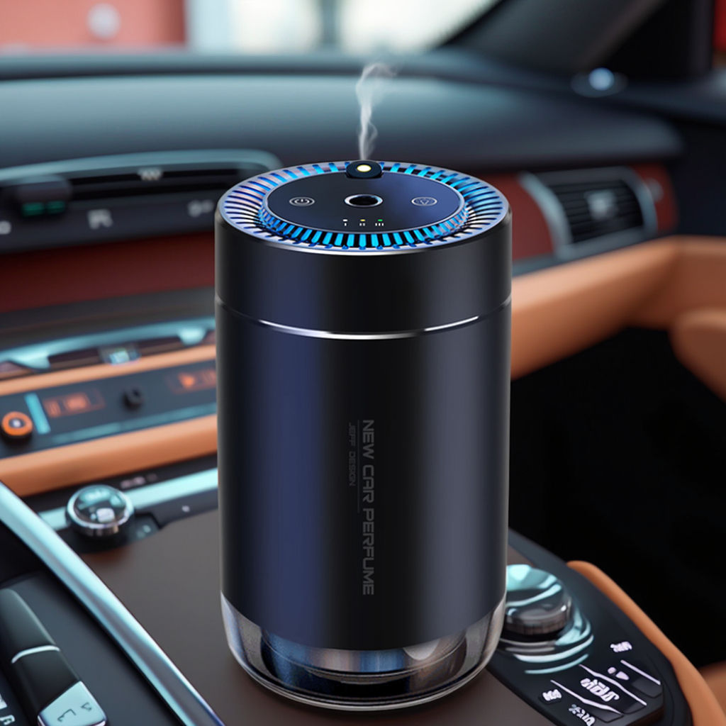 Saintdeland New 80ml Electric Vehicle Perfume Oil Diffuser Portable Charging Starry Sky Top Automatic Car Aroma Diffuser