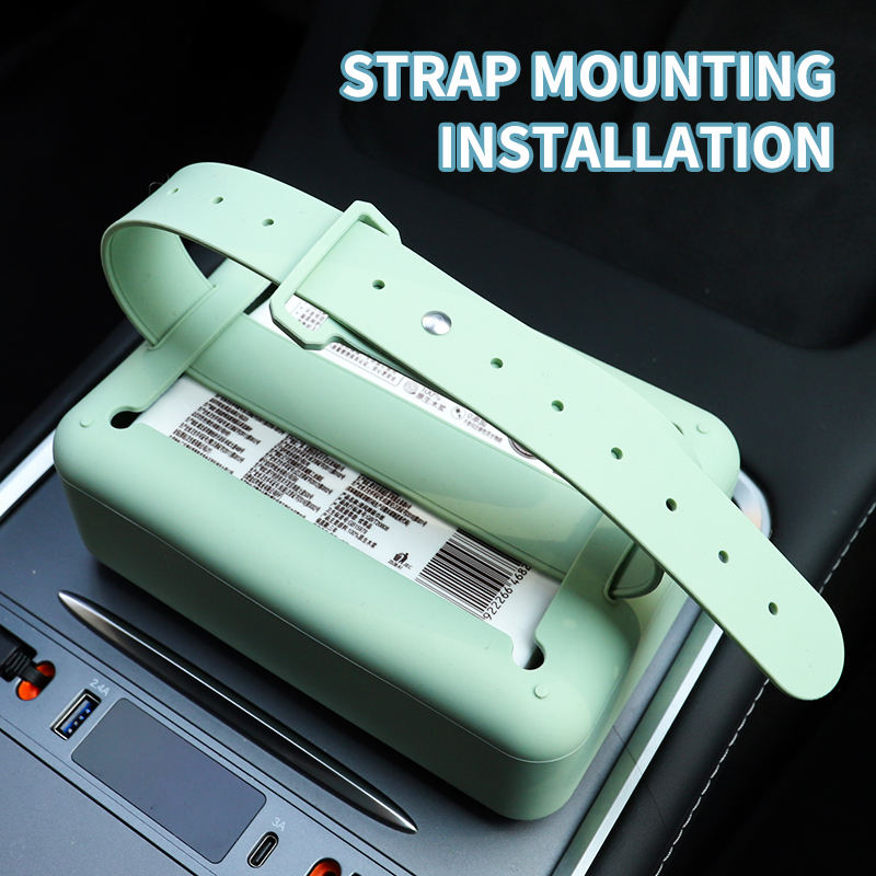 New Arrivals Custom Creative Multi-Functional Silicone Car Tissue Holder Paper Box Tissue Box for Most Car