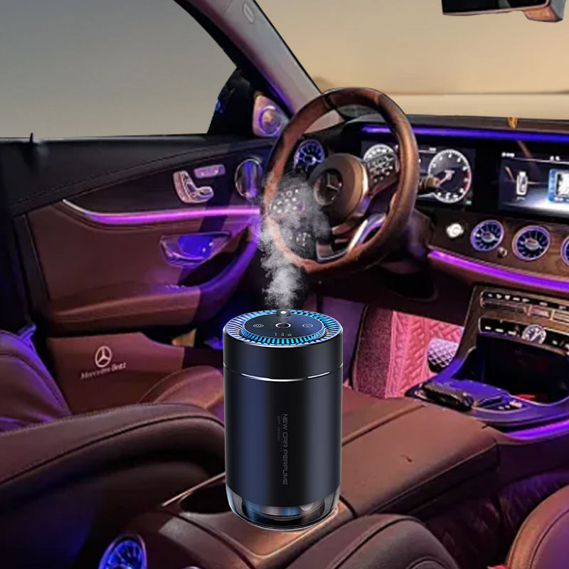 Saintdeland New 80ml Electric Vehicle Perfume Oil Diffuser Portable Charging Starry Sky Top Automatic Car Aroma Diffuser