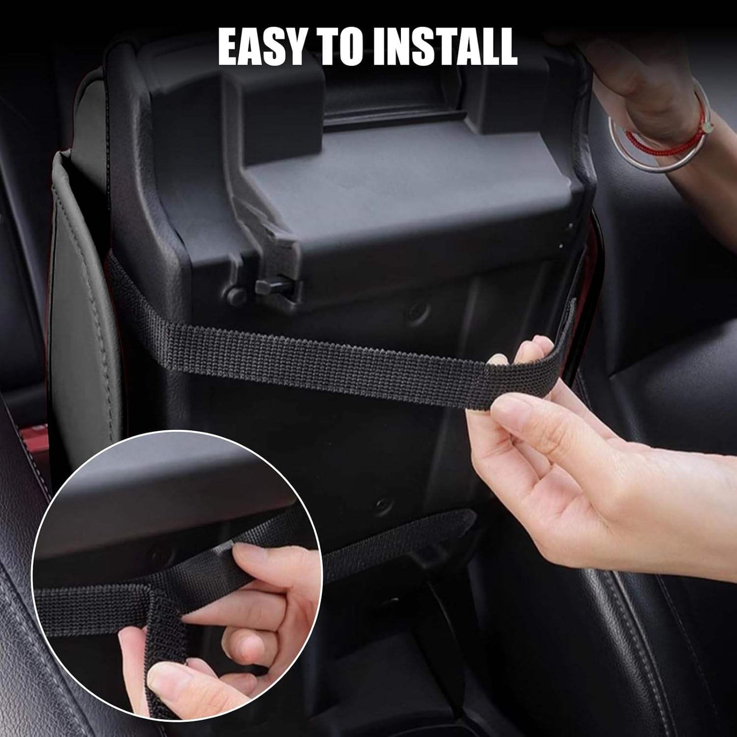 Customized Logo Fancy Leather Portable Tissue Box Car Napkin Holder Cover Paper Box Tissue Box for Car