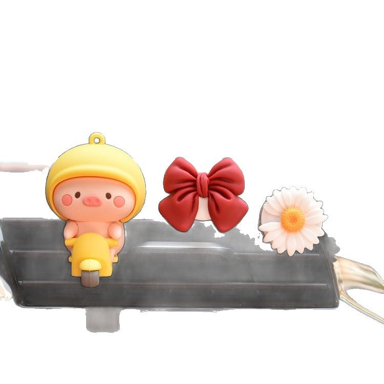 car interior ornament, cute little pig, popular online.