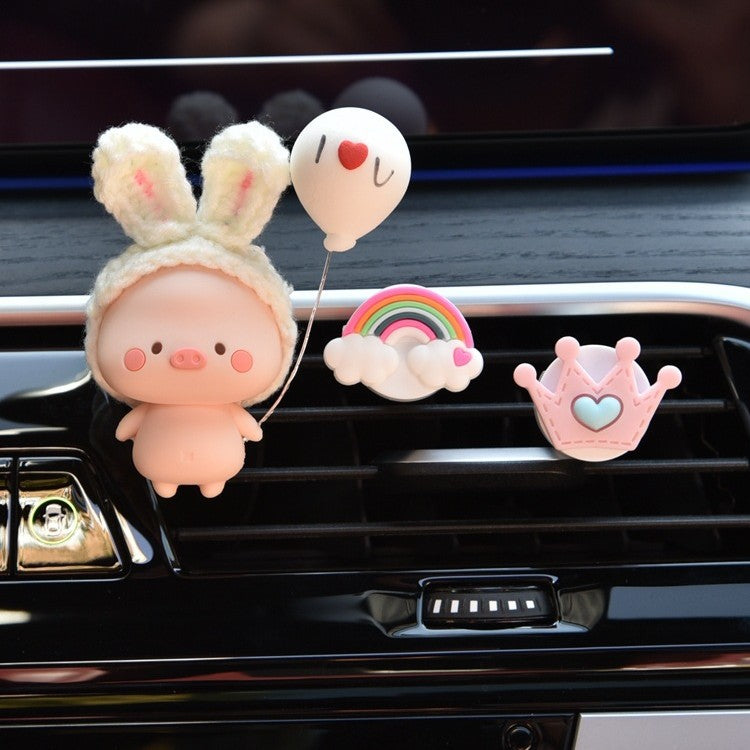 car interior ornament, cute little pig, popular online.